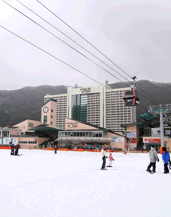 韩国滑雪【韩国滑雪团一日游-江原道洪川大明滑雪场】